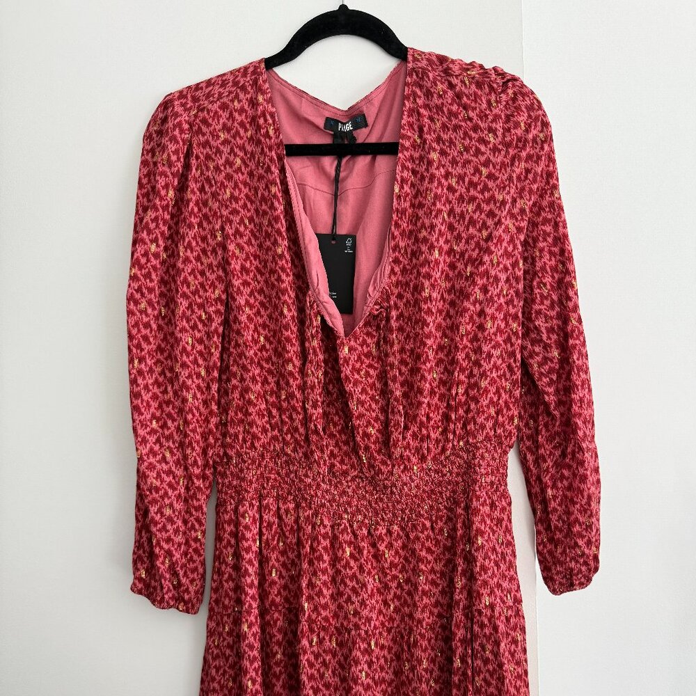 PAIGE Women's Sandee Dress in Papaya Multi